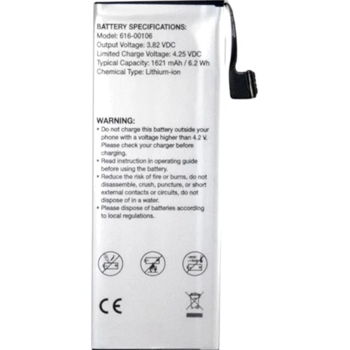 Акумулятор Акумулятор ExtraDigital для Apple iPhone SE 616-00106 1621 mAh: Виробник ExtraDigital