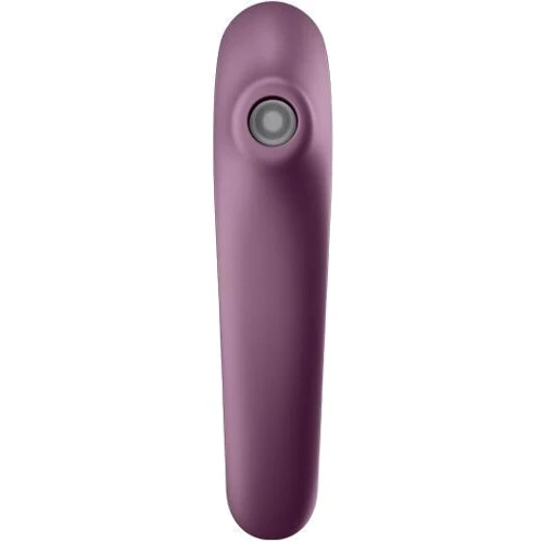 Вакуумный стимулятор с вибрацией Satisfyer Dual Kiss Wine Red