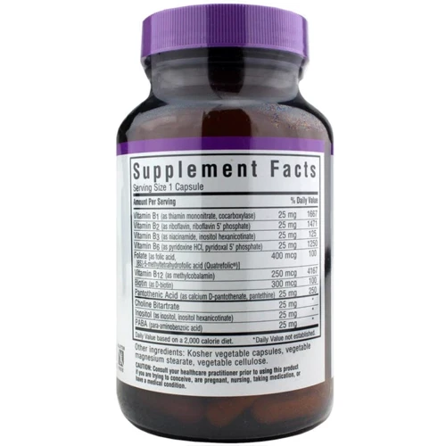 Bluebonnet Nutrition Cellular Active Coenzime B-complex 50 caps: Вид Ферментные