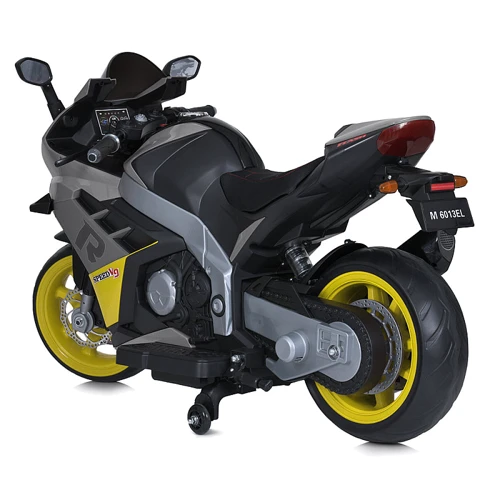 Детский электромотоцикл Bambi серый (M 6013EL-11(24V))