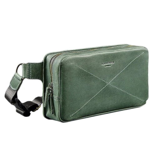 Сумка поясная BlankNote DROPBAG MAXI (изумруд) - зеленая (BN-BAG-20-iz): Пол Мужской