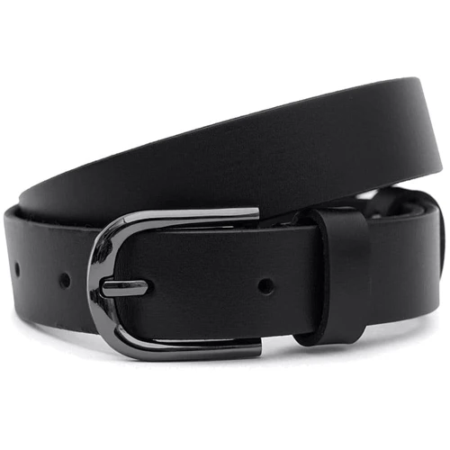 Женский ремень Borsa Leather черный (100v1genw35-black)