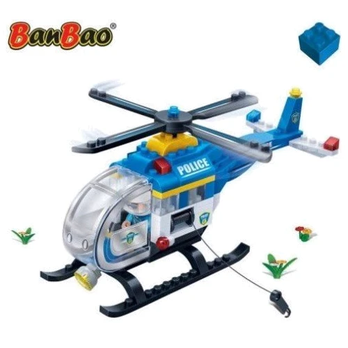 Пластиковий конструктор BanBao Поліція: Вертоліт (7008): Виробник BanBao
