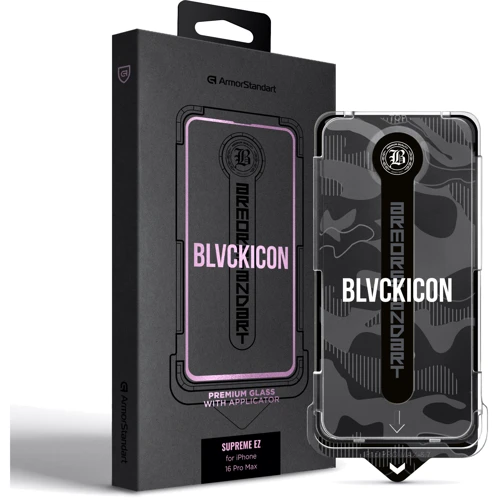 Захисне скло для iPhone ArmorStandart Tempered Glass Black Icon Supreme EZ для iPhone 16 Pro Max (ARM80850)