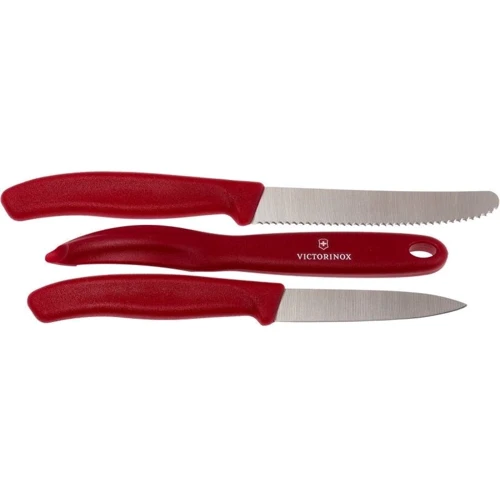 Набор кухонных ножей Victorinox SwissClassic Paring Set With Peeler 3 пр. (6.7111.31) фото 7
