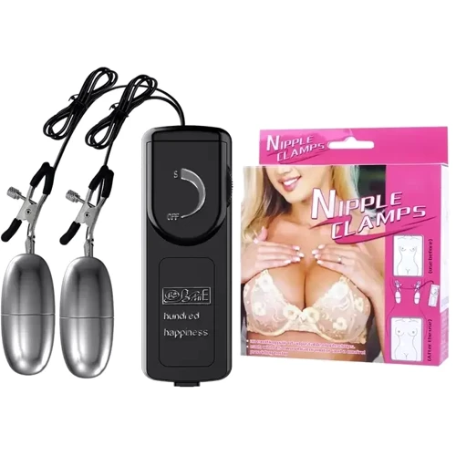 Вибростимулятор для груди Nipple Clamps, BI-010060