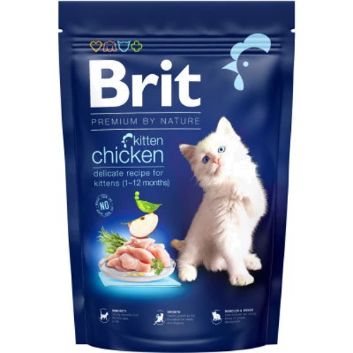 Сухой корм Brit Premium by Nature Cat Kitten для котят с курицей 800 кг (8595602553037)