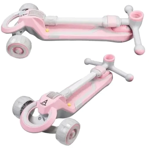 Самокат детский 5в1 Maraton Baby Care 388 розовый фото 8