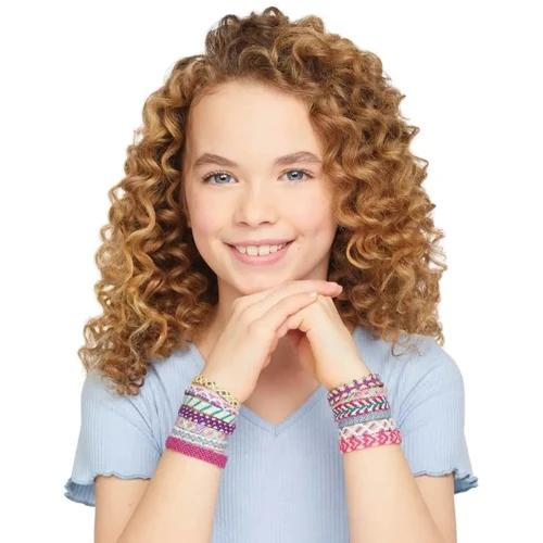 Великий набір для плетіння браслетів зі станком Make it Real - Кращі друзі (MR1458)