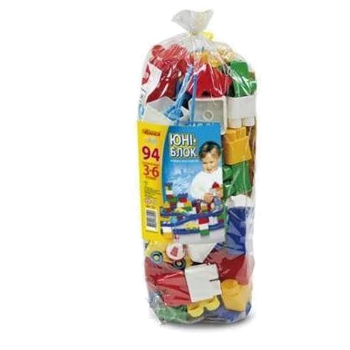 Конструктор пластиковый Юника Юни-блок 94 детали (0729): Производитель Юника