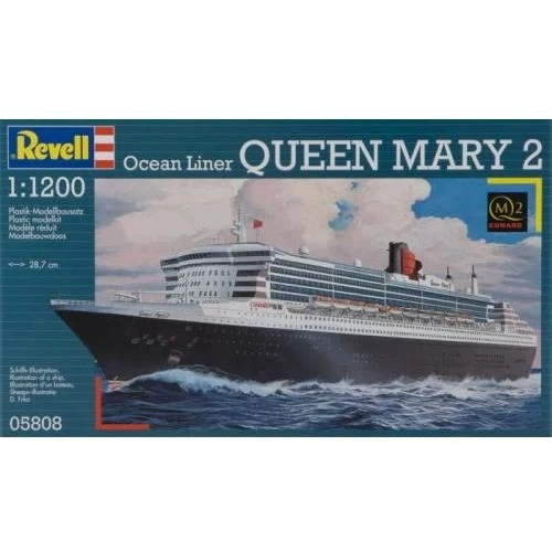 Модель Revell Пароход-люкс Queen Mary 2 1:1200 (5808)