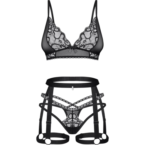 Комплект Obsessive Blomentis 3-pcs set M/L