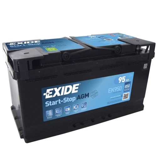 Автомобільний акумулятор EXIDE 6СТ-95 АзЕ AGM EK950