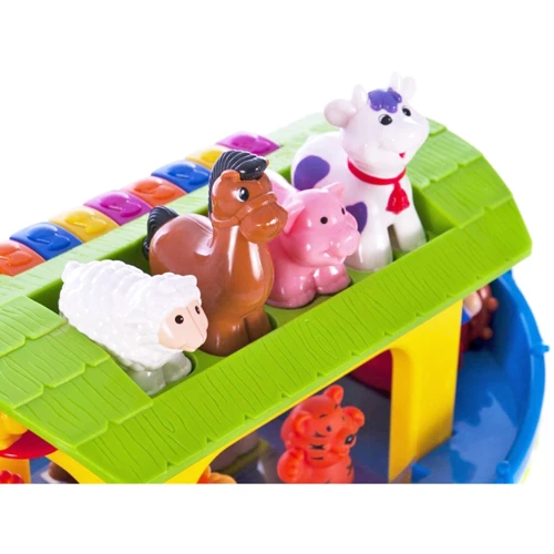 Игровой набор Kiddieland Ноев Ковчег (укр) (031881): Материал Пластмасса