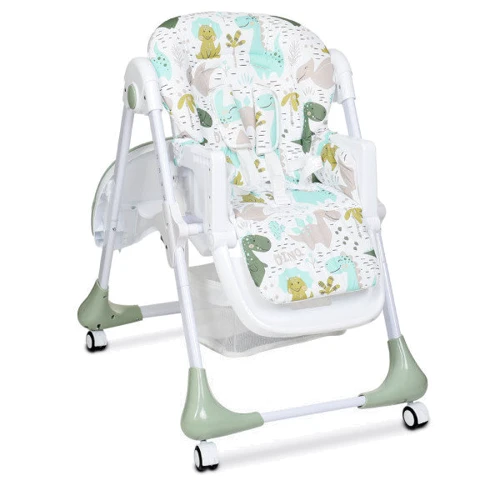 Стільчик для годування Bambi M 3233 (dino pine green) фото 6