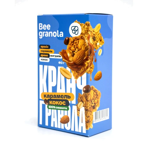 Кранч гранолу Bee Granola карамель-кокос 60 г