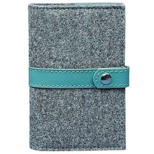 Женская обложка для паспорта BlankNote 1.1 бирюзовая (BN-OP-1-1-felt-tiffany)