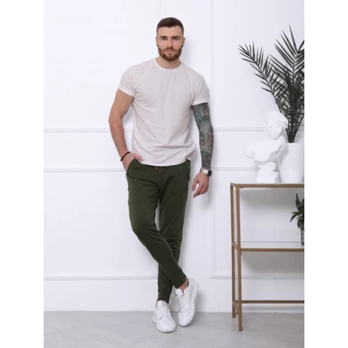 Спортивні штани ISSA PLUS SA-127 56-58 хакі: Склад Хлопок, Полиэстер