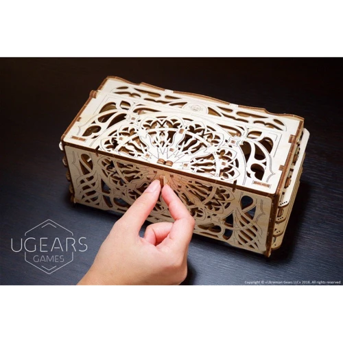 Механічний 3D пазл UGEARS "Локомотив з тендером V-Експрес" (70058) фото 7
