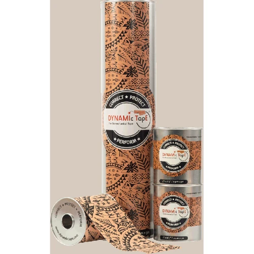 

Биомеханический тейп Dynamic Tape диспенсер 7.5 см х 5 м с черным/бежевым тату 4 шт. (DT 75хх-4D)