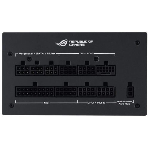 Блок питания ASUS ROG-STRIX-1200G-AURA-GAMING: Вентилятор нижней стенки 135 мм