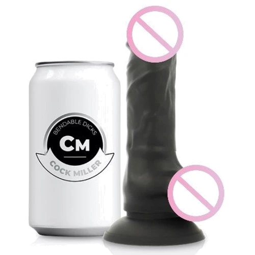 Фаллоимитатор на присоске COCK MILLER Black, 13 см