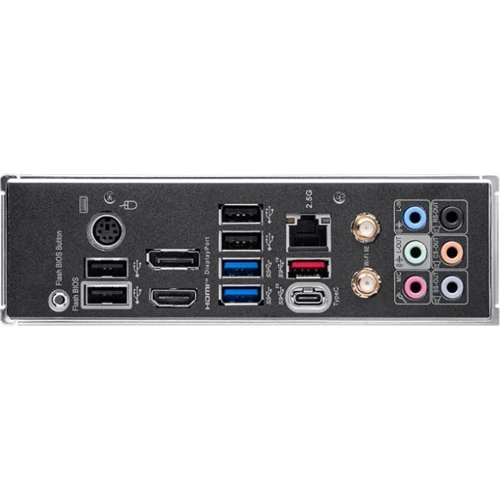 MSI Z790 GAMING PLUS WIFI: Разъемы на задней панели USB 3.2 Gen 2, USB 3.2 Gen 1, USB 2.0, USB Type-C, HDMI, DisplayPort