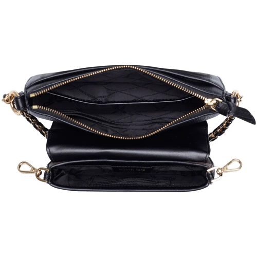 Женская сумка через плечо Michael Kors Jet Set Charm Md 4in1 Pouch Xbody черная (32H0GT9C8L292): Тип ручки Со съемным ремнем, Плечевой ремень, Длинная ручка, На цепочке
