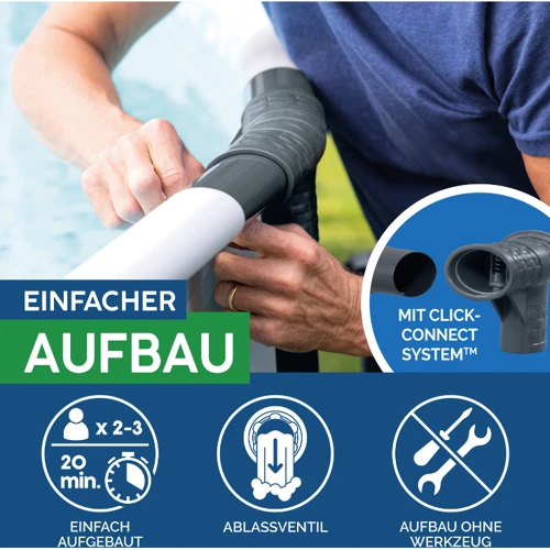 Бассейн Bestway каркасный круглый 396-122 см (5618W) (12690 л, фильтр-насос 220V, лестница, крышка-чехол) фото 6