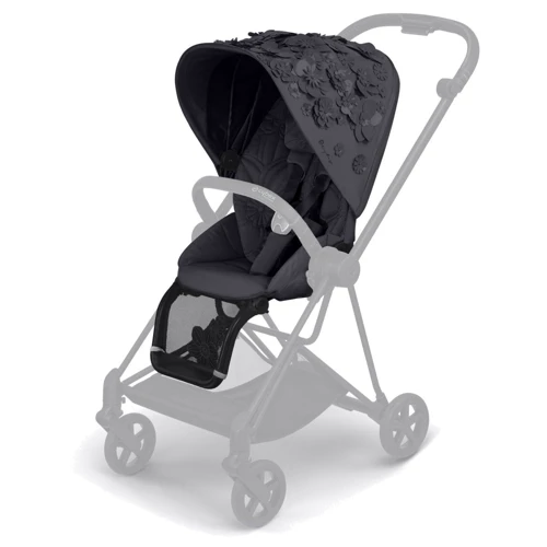 Чехол тканевый Cybex для прогулочного блока Mios Simply Flowers Grey dark grey