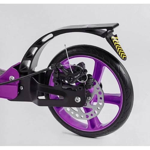 Двухколесный самокат с дисковым тормозом Best Scooter Factor BS-54065 Фиолетовый: Максимальная допустимая нагрузка, кг 100