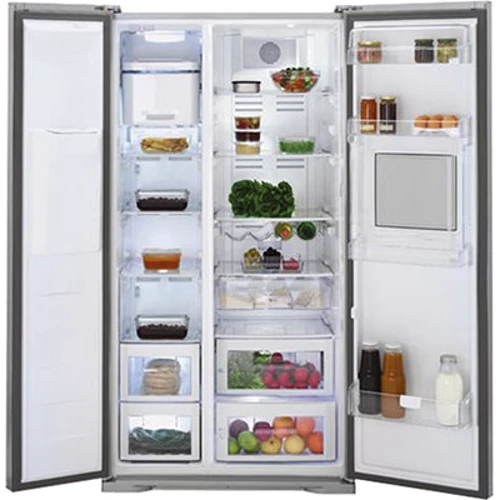 Холодильник Side-by-Side Beko V 420 X: Расположение морозильной камеры Слева