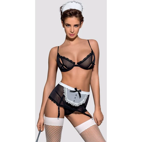 Костюм горничной Obsessive Maidme set L/XL