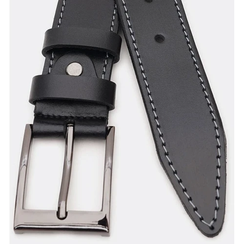 Мужской ремень Borsa Leather черный (V1115FX10-black): Пол Мужской