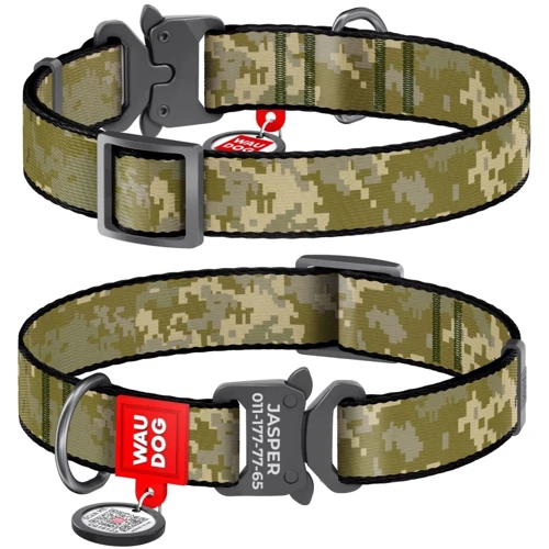 Нашийник для собак нейлоновий WAUDOG Nylon c QR-паспортом XL (288-4026)