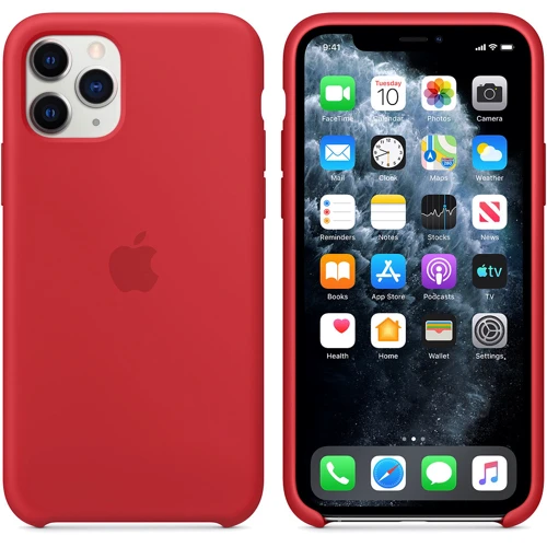 Чехол для iPhone Apple Silicone Case (PRODUCT) Red (MWYH2) for iPhone 11 Pro