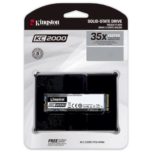 Kingston KC2000 250 GB (SKC2000M8/250G): Объем 250 ГБ