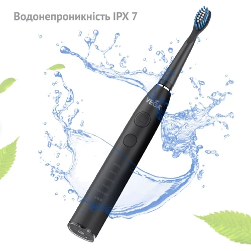 Зубная щетка Vega VT-600 B черная фото 7