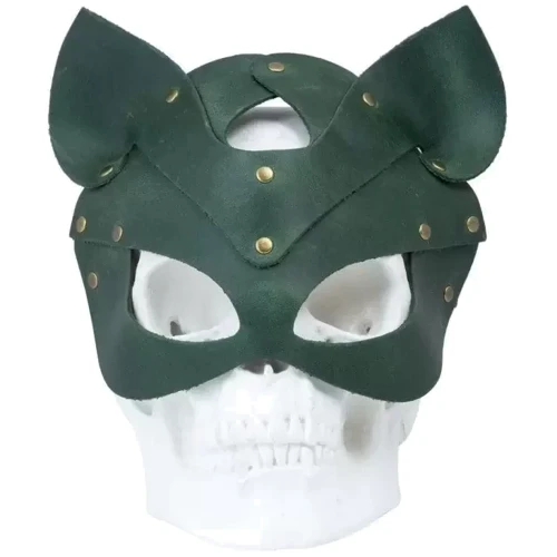Маска кошки LOVECRAFT зеленая