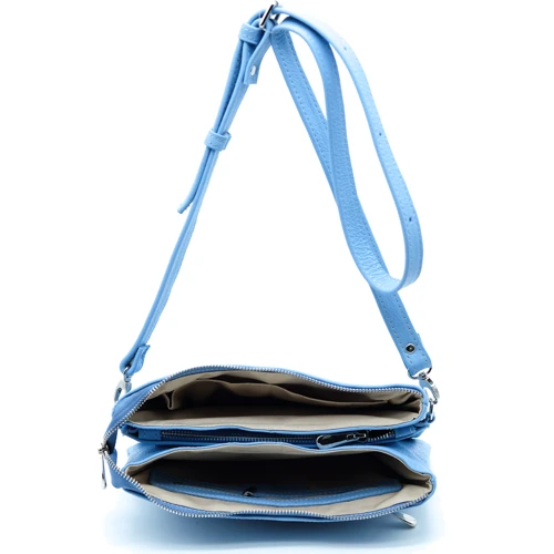 Жіноча сумка через плече ARTiS Bags блакитна (2046 7300): Тип ручки Со съемным ремнем, Короткая ручка, Плечевой ремень