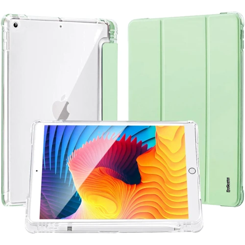 Аксессуар для iPad BeCover Tri Fold Soft TPU with Pencil mount Light Green for iPad 10.2 (2019-2021) (708458): Особенности Приятен на ощупь, Надежная защита от царапин и загрязнений, Стильный внешний вид, Стильный дизайн, У