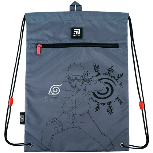 Сумка для взуття Kite Naruto Shippuden (NR24-601M): Особливості Плечевые лямки, Петля для удобного подвешивания, Карман на молнии