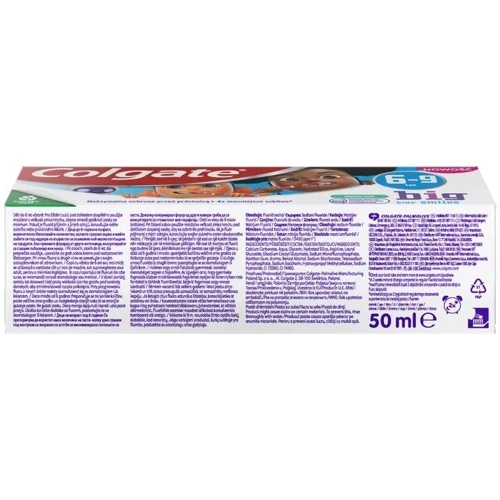 Зубная паста Colgate для детей 6-9 лет со вкусом нежной мяты 50 мл (8718951610613): Объем, мл 50
