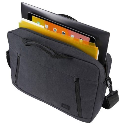 Сумка для ноутбуков Case Logic 14" Huxton Attache Black (HUXA-214): Материал полиэстер