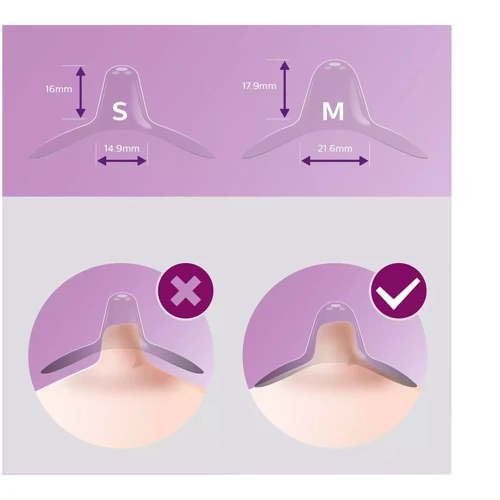 Силиконовые накладки на соски универсальные Philips AVENT 2 шт SCF153/03