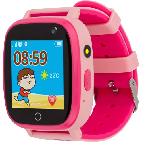 Смарт-часы AmiGo GO001 iP67 Pink: Емкость батареи, мАч 400