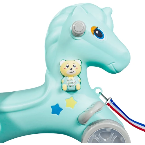 Лошадка качалка – каталка XOKO Play Pen RHO3 5 в 1 Blue (RHO3)