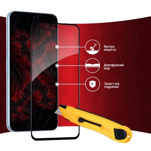 Аксессуар для смартфона Intaleo Tempered Glass Full Glue Black for Samsung A546 Galaxy A54 5G фото 5