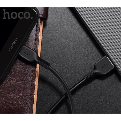 Кабель Hoco USB Cable to USB-C X20 3A 2m Black фото 5