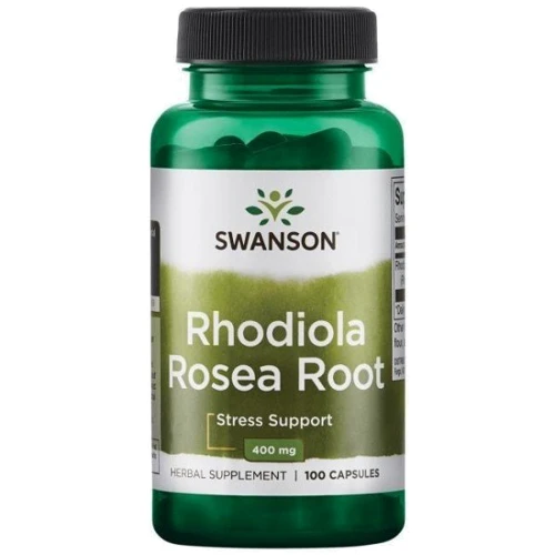 Swanson Rhodiola Rosea Root 400 mg Родіола рожева 100 капсул